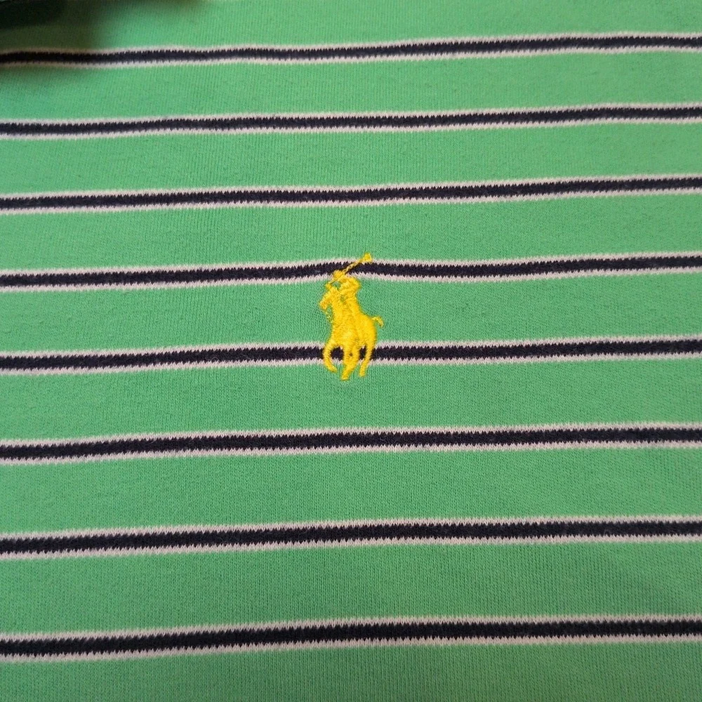 Polo Ralph Lauren Men's Golf Polo Classic Logo Green Cotton Size XL